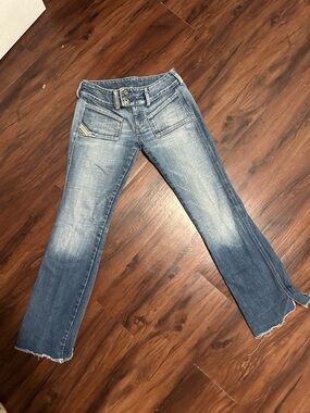 Diesel Women's Light Blue Flare Jeans